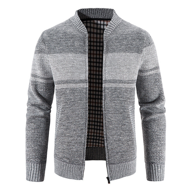 Herren modische Strickjacke mit strukturiertem Design ModeGeist