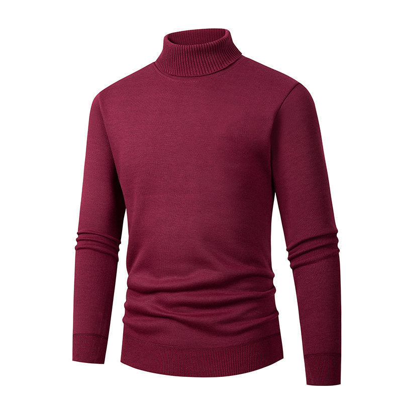 Herren eleganter Rollkragenpullover aus hochwertigem Material ModeGeist
