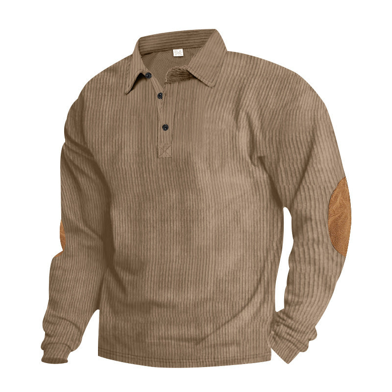 Herren Langarm Hemd mit strukturiertem Design Details ModeGeist