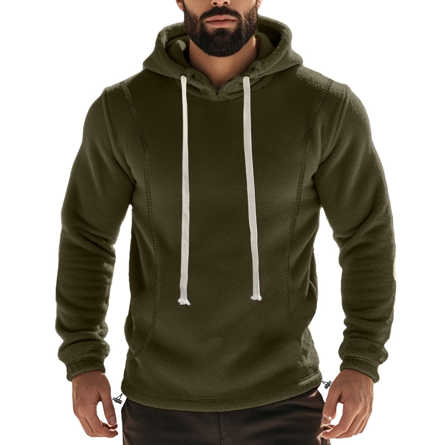 Herren Hochwertiger Fleece-Hoodie mit praktischer Kängurutasche und stylischem Design ModeGeist