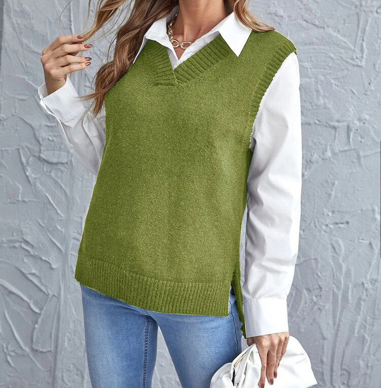 Damen lässiger Layering-Pullover ModeGeist