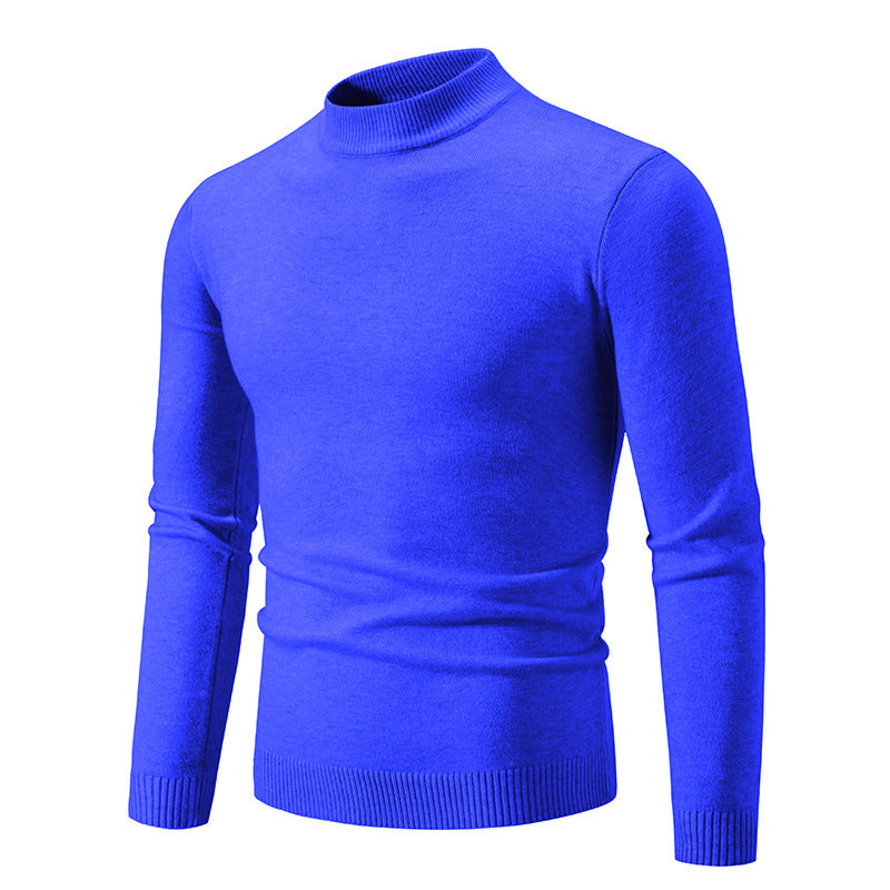Herren modischer Rollkragenpullover aus feiner Strickqualität ModeGeist