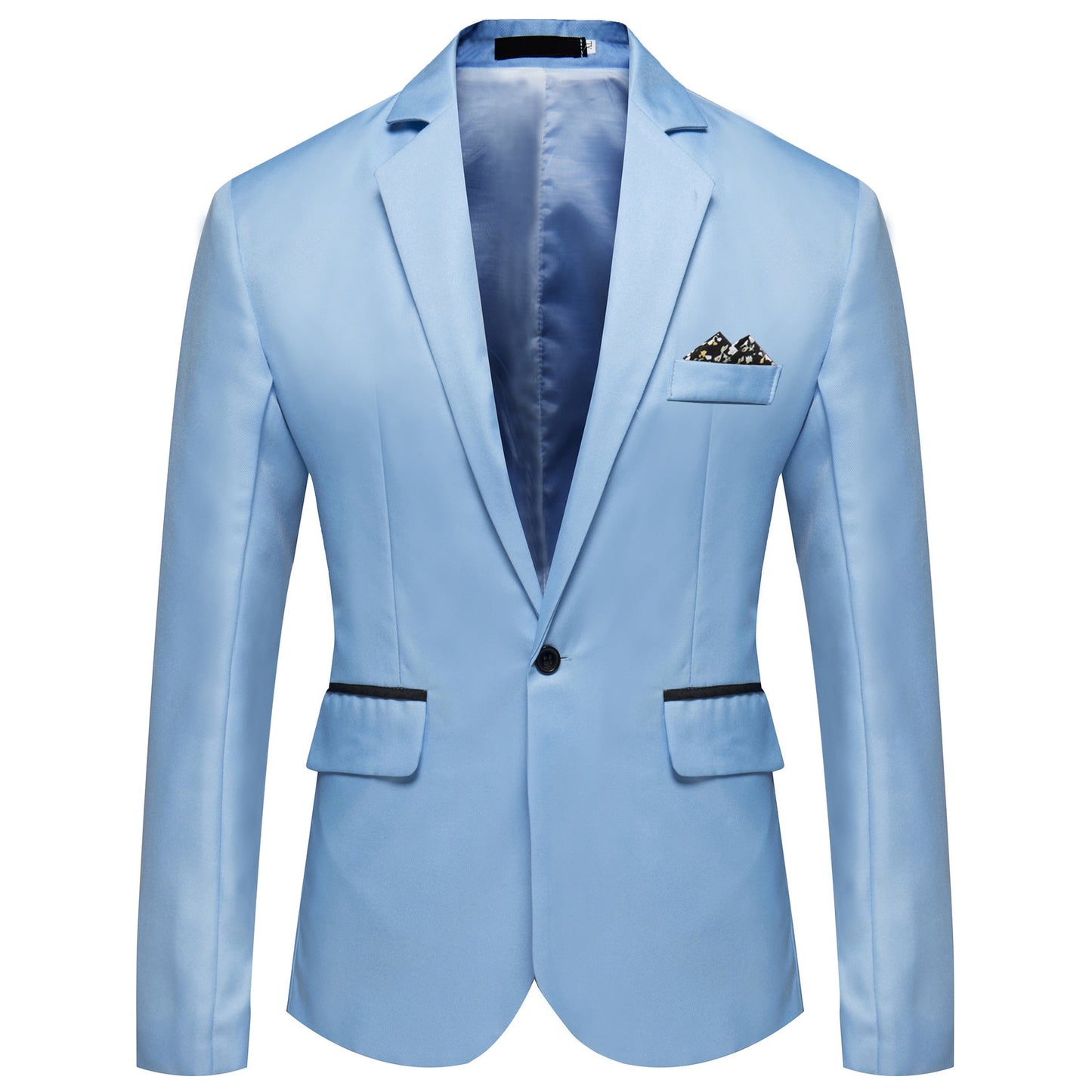Herren modischer und eleganter Anzugjacke mit satiniertem Finish ModeGeist
