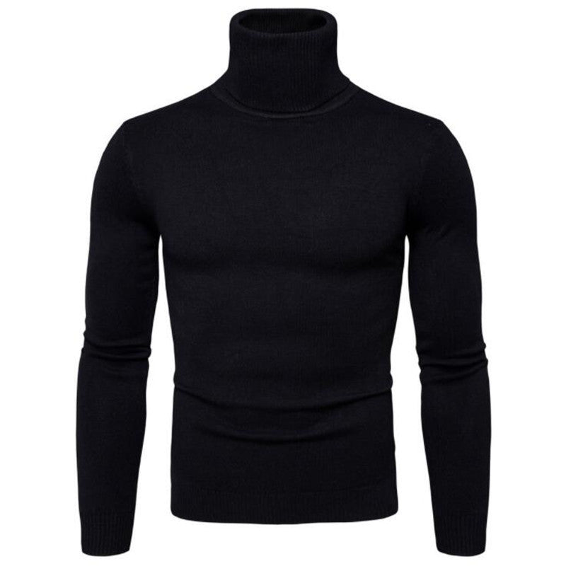 Herren eleganter Rollkragenpullover aus feiner Merinowolle ModeGeist
