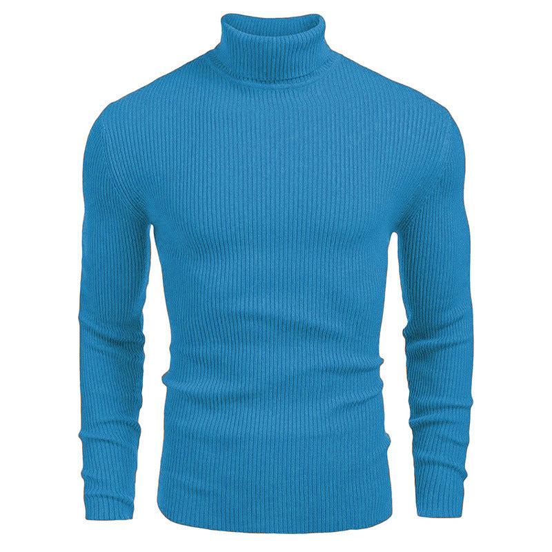 Herren eleganter Rollkragenpullover aus ribbed Strick ModeGeist