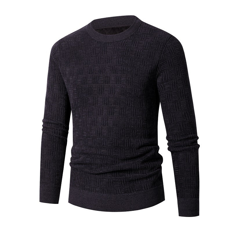 Herren modischer Strickpullover mit einzigartigem Strukturdesign ModeGeist