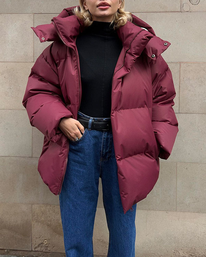 ModeGeist | Schönheit Kapuze Lockere Baumwolljacke