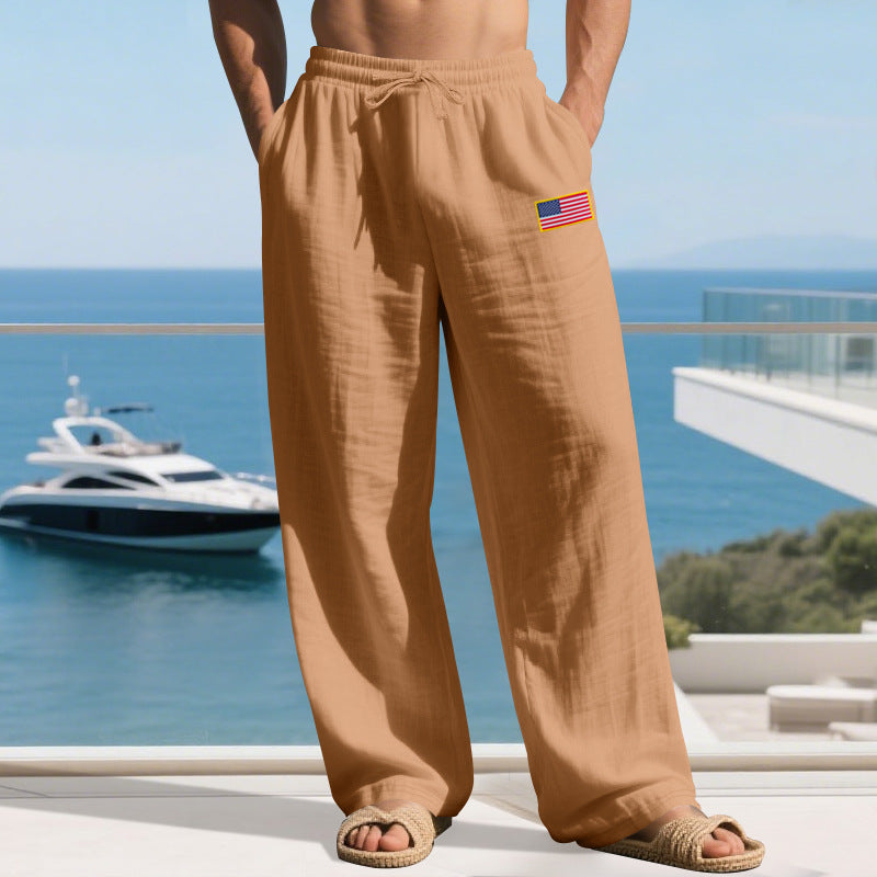 Herren lässige Freizeithose mit elastischem Bund und praktischen Seitentaschen ModeGeist