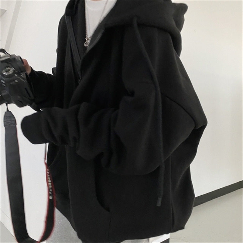 Damen oversized Kapuzenjacke aus weichem Fleece mit Kängurutasche ModeGeist