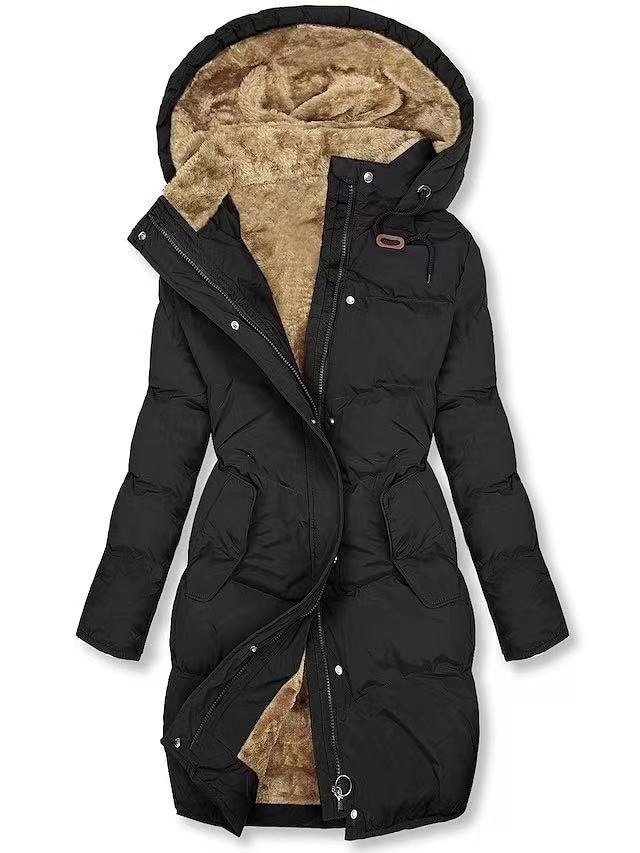 Damen Wärmeisolierte Parkajacke mit kuscheligem Innenfutter ModeGeist