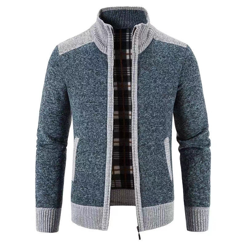 Herren Strickjacke mit modernem Reißverschluss ModeGeist