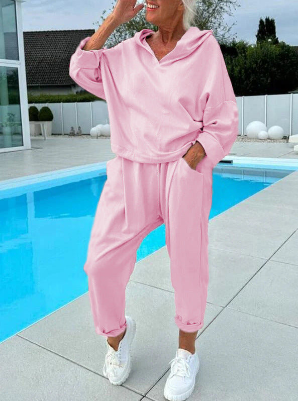 RICHELLE Hoodie-and-Joggers Set