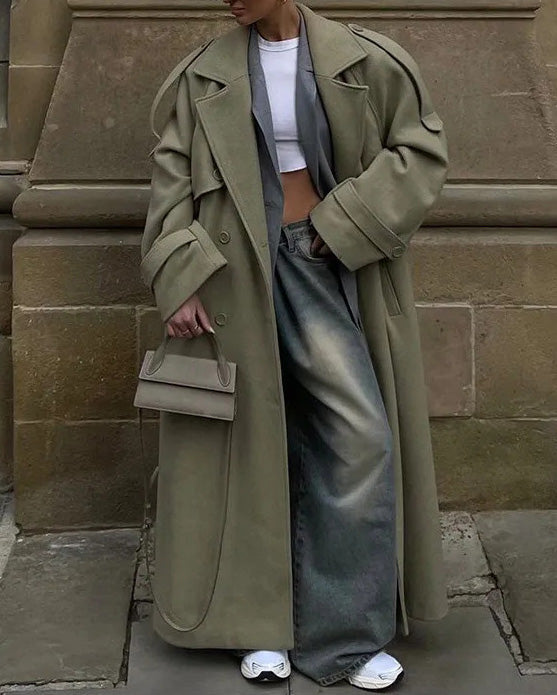 ModeGeist | Fjord Langer Wolltrenchcoat