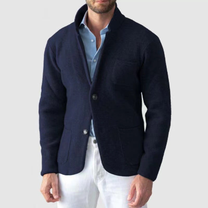 Herren Strickblazer mit eleganter Optik und praktischen Taschen ModeGeist