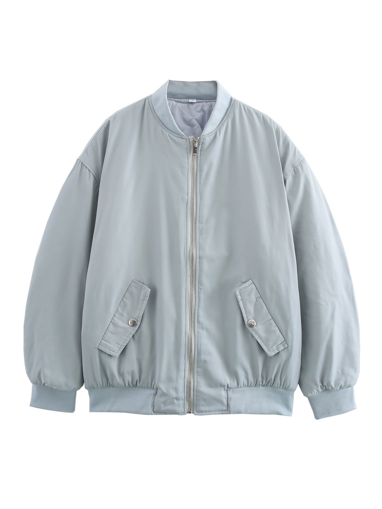 Damen modische Bomberjacke mit praktischen Taschen und hochgeschlossenem Kragen ModeGeist