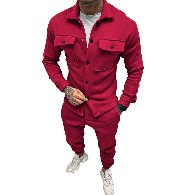 Herren lässige Sweatjacke mit funktionalen Taschen und modernem Kragen ModeGeist