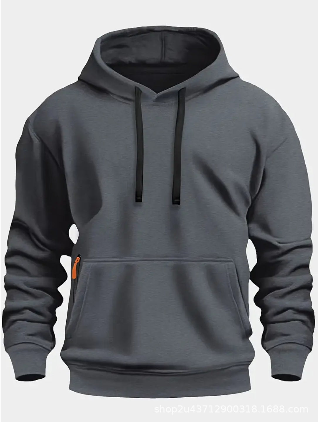 Herren sportlicher Kapuzenpullover mit praktischen Taschen und atmungsaktivem Material ModeGeist