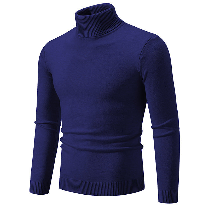 Herren eleganter Rollkragenpullover aus feiner Baumwolle ModeGeist