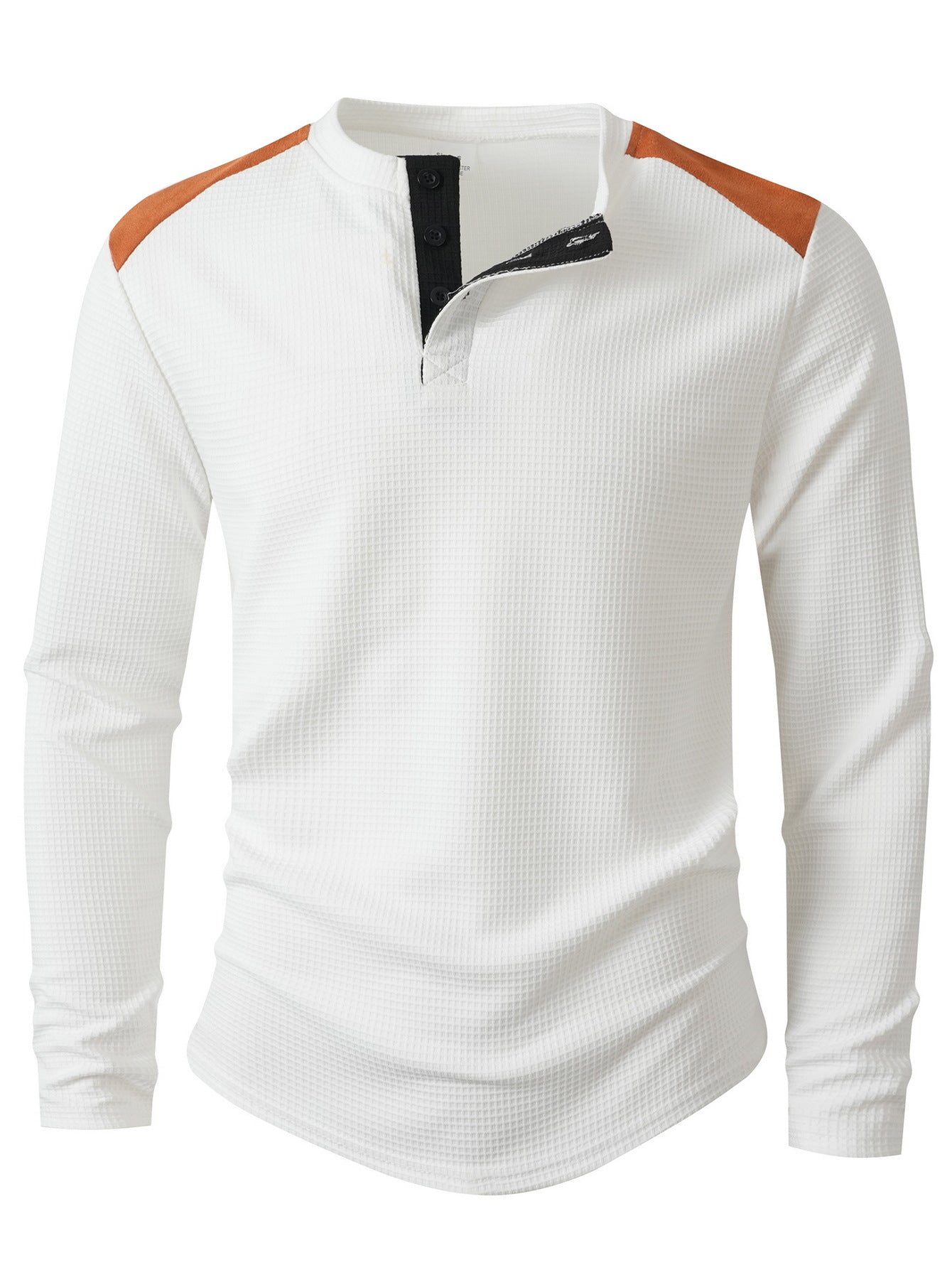 Herren Langarmshirt mit einzigartigem Strukturdesign ModeGeist