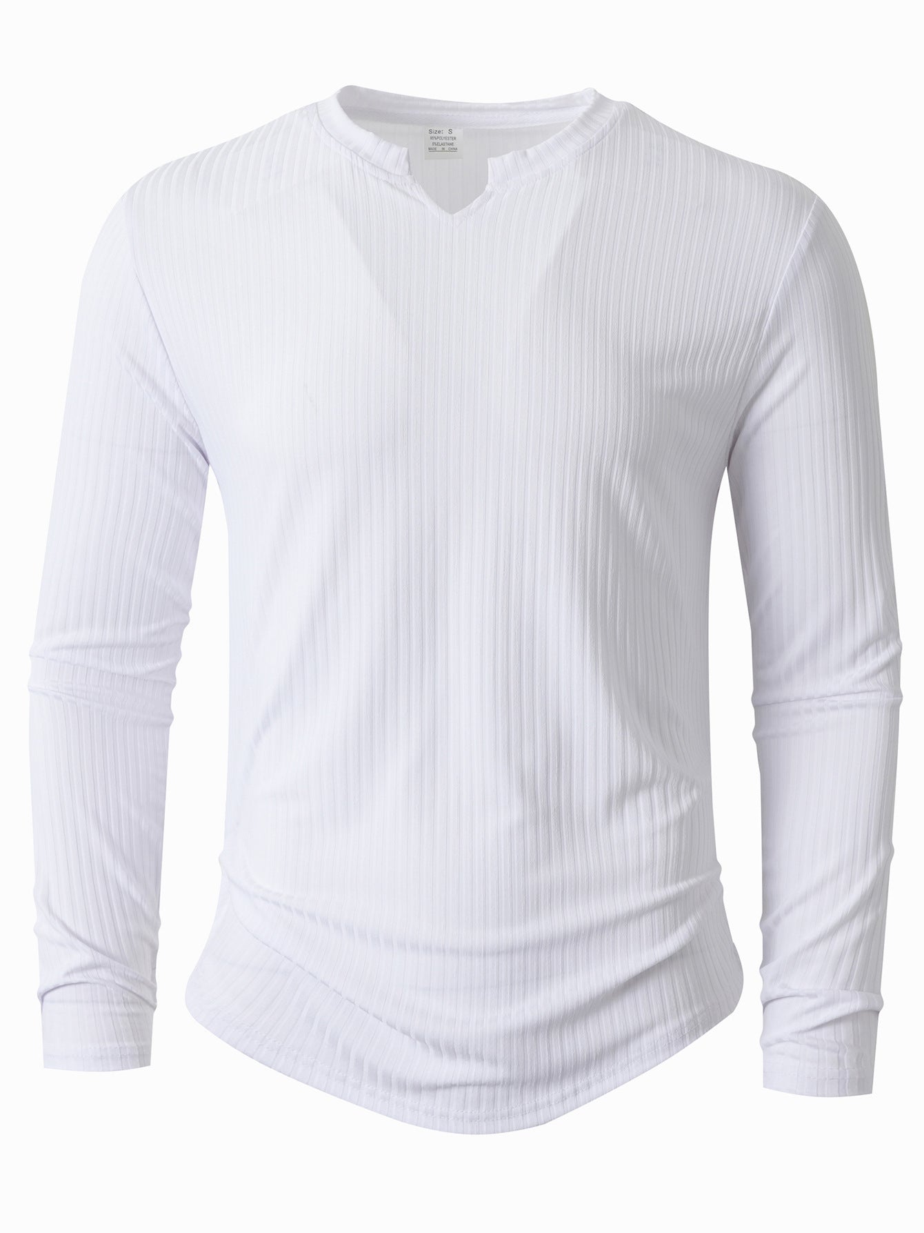 Herren Langarmshirt mit innovativer Rippstruktur ModeGeist