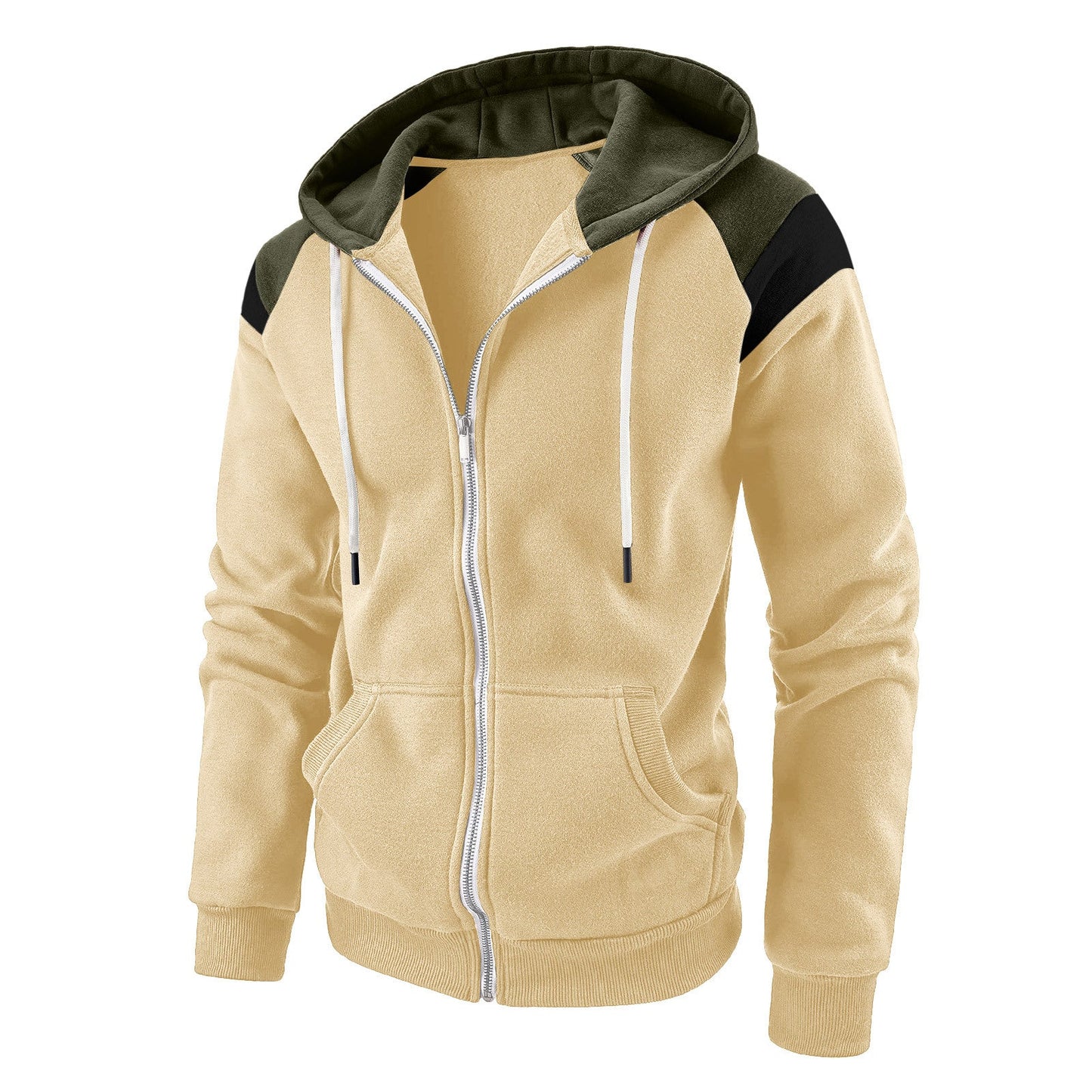 Herren sportlicher Kapuzenzipper ModeGeist