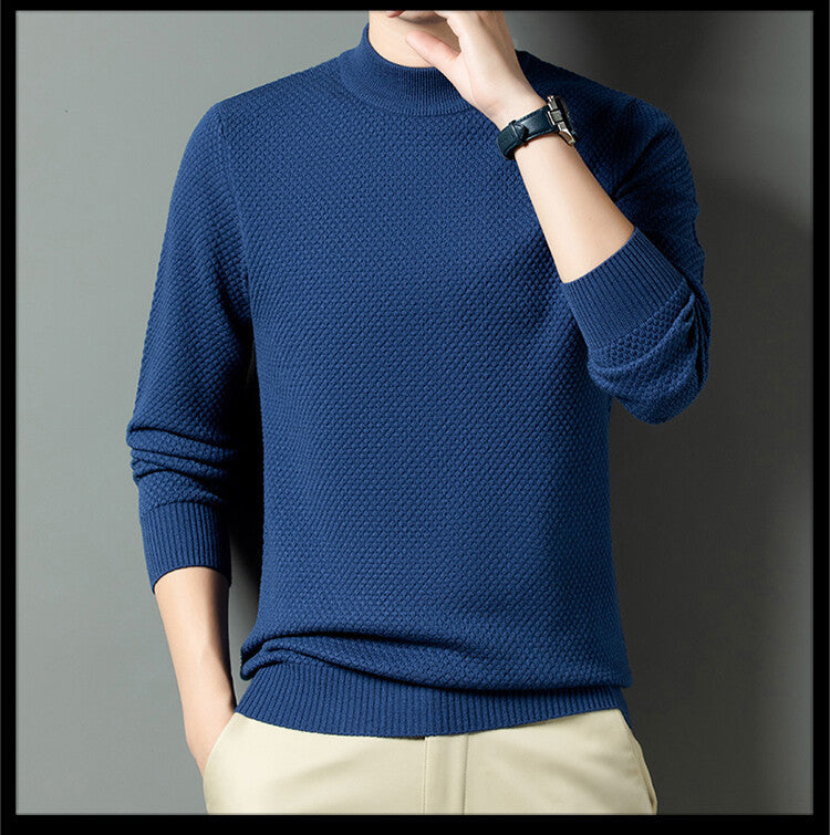 Herren Strukturierter Pullover im modernen Design ModeGeist