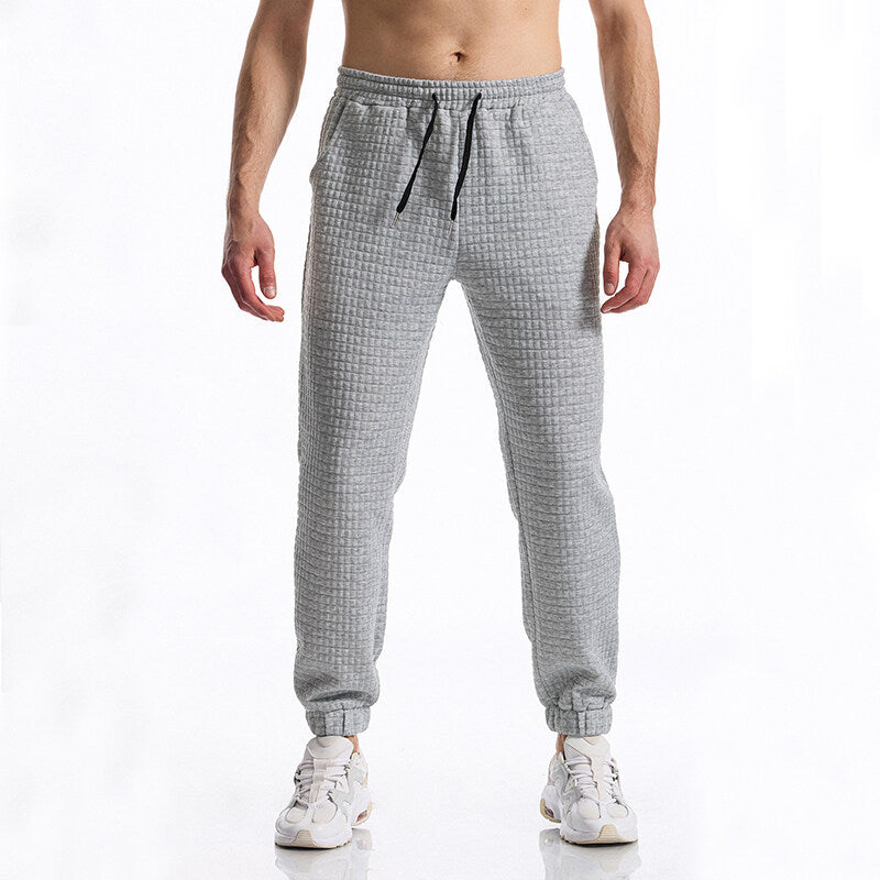 Herren Jogginghose mit strukturierter Oberfläche ModeGeist