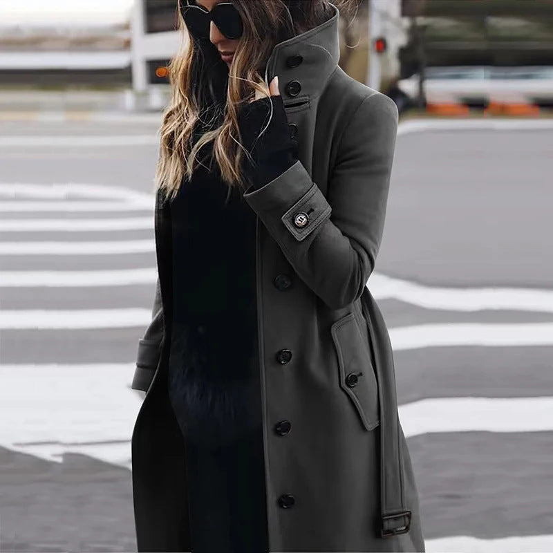 Damen eleganter und bequemer Trenchcoat ModeGeist