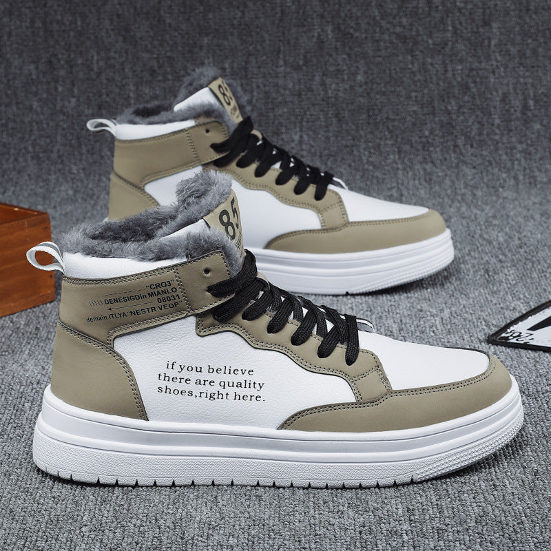 Damen High-Top Sneakers mit warmem Innenfutter und rutschfester Sohle ModeGeist