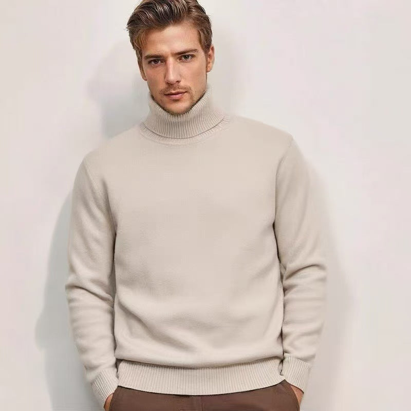 Herren Rollkragenpullover aus feinem Strick ModeGeist
