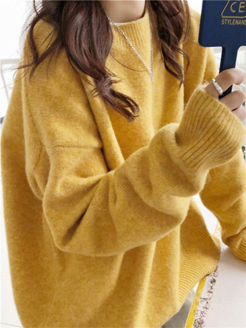 Damen Oversized Strickpullover mit weichem Material und lässigem Schnitt ModeGeist
