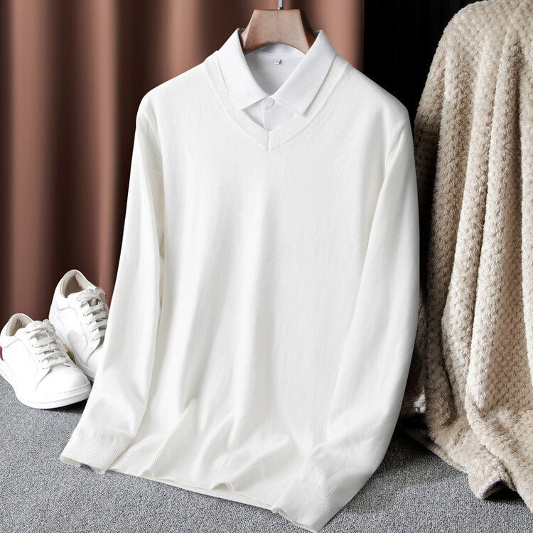 Herren V-Ausschnitt Pullover ModeGeist