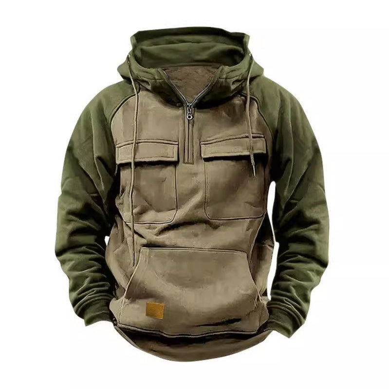 Herren Funktioneller Hoodie mit praktischen Taschen und innovativem Design ModeGeist
