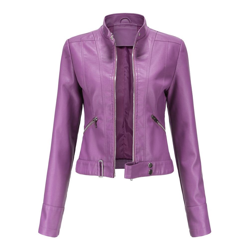 Damen Bikerjacke mit modernem Schnitt ModeGeist
