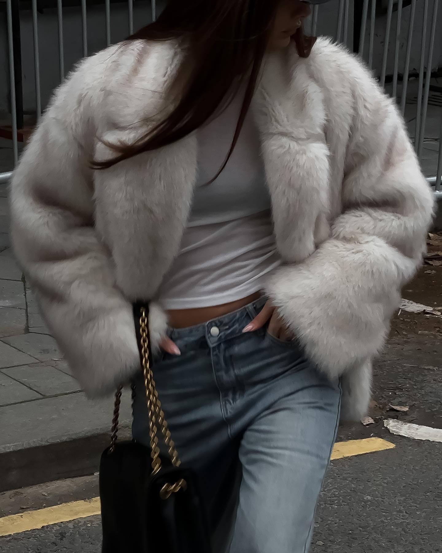 Damen Plüschjacke ModeGeist