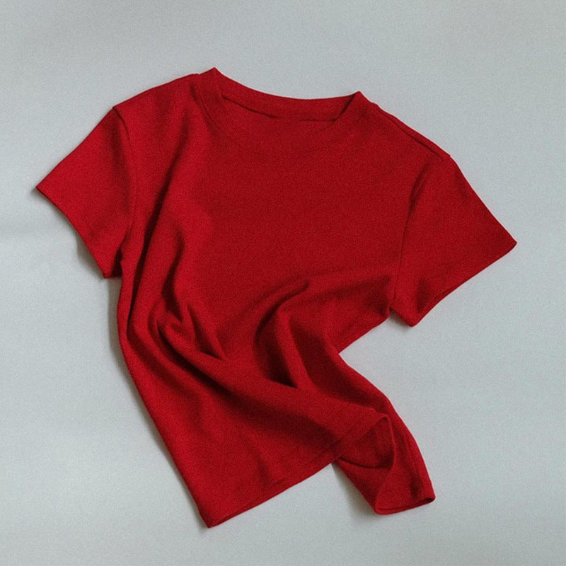 Hochwertiges Bio-Baumwoll-T-Shirt für Damen mit Rundhalsausschnitt von MODEGEIST