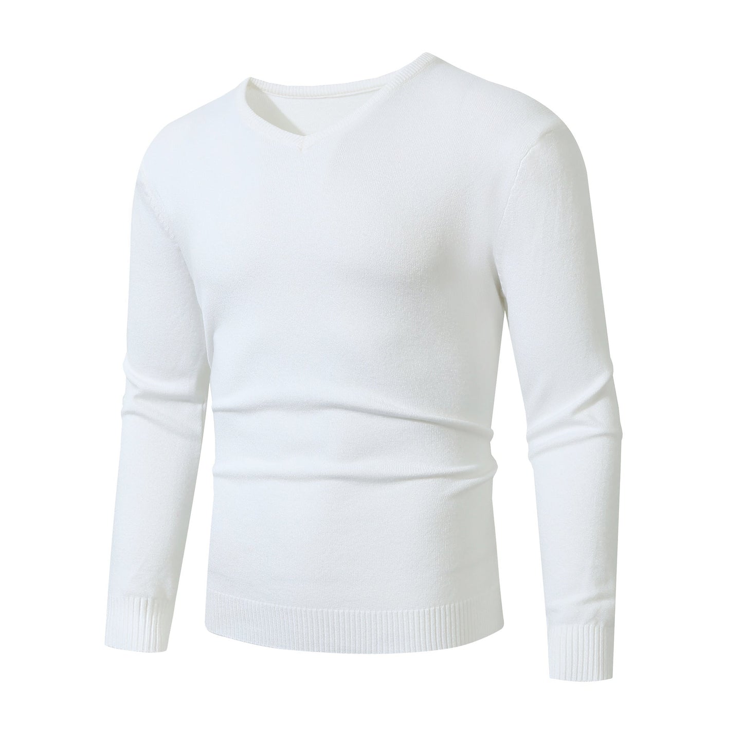 Herren V-Ausschnitt Feinstrickpullover ModeGeist