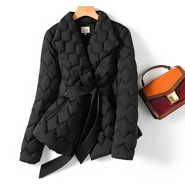 Amélie™: Edle Fleece-Daunenjacke