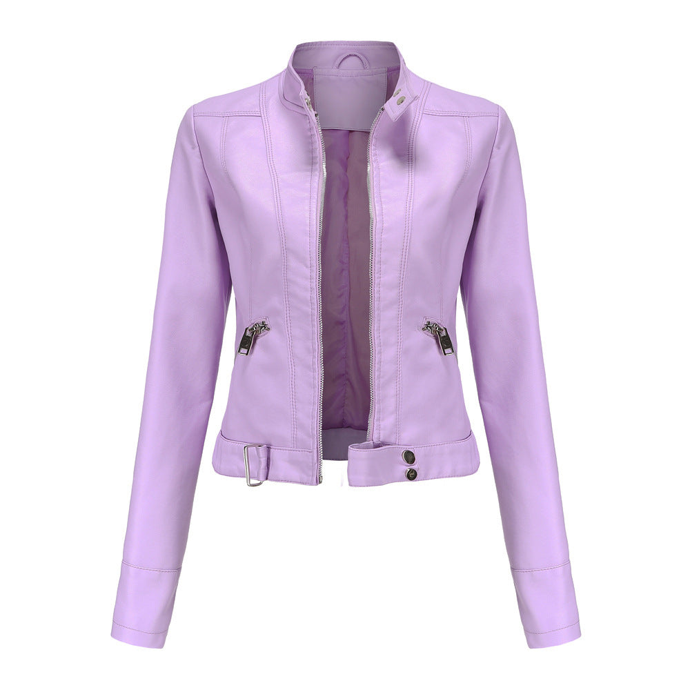 Damen Bikerjacke mit modernem Schnitt ModeGeist
