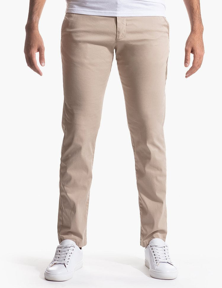 Herren Slim-Fit Chinohose aus atmungsaktivem Material ModeGeist