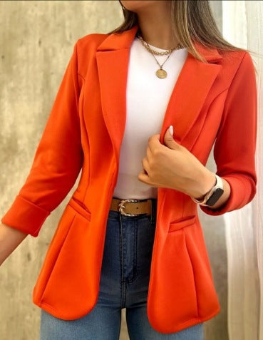 Damen Modischer Blazer mit lässigen Taschen ModeGeist