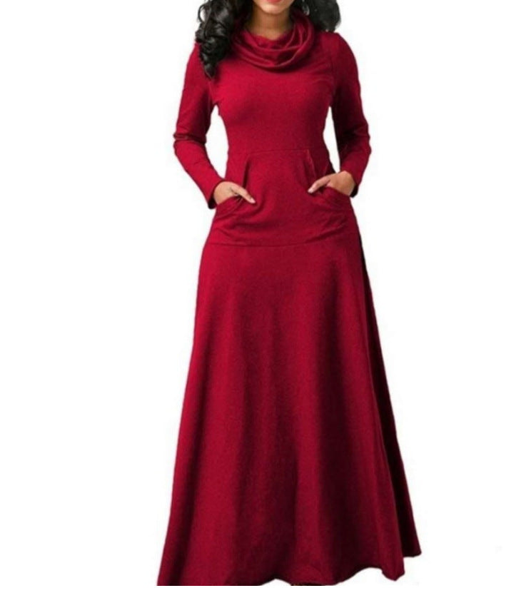 Durchsichtiges, fließendes Abendmaxikleid von Fudus
