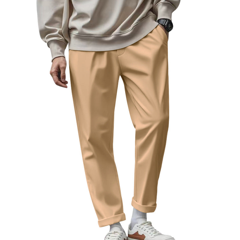 Herren elegante Chino-Hose mit bequemem Bund und modischem Schnitt ModeGeist