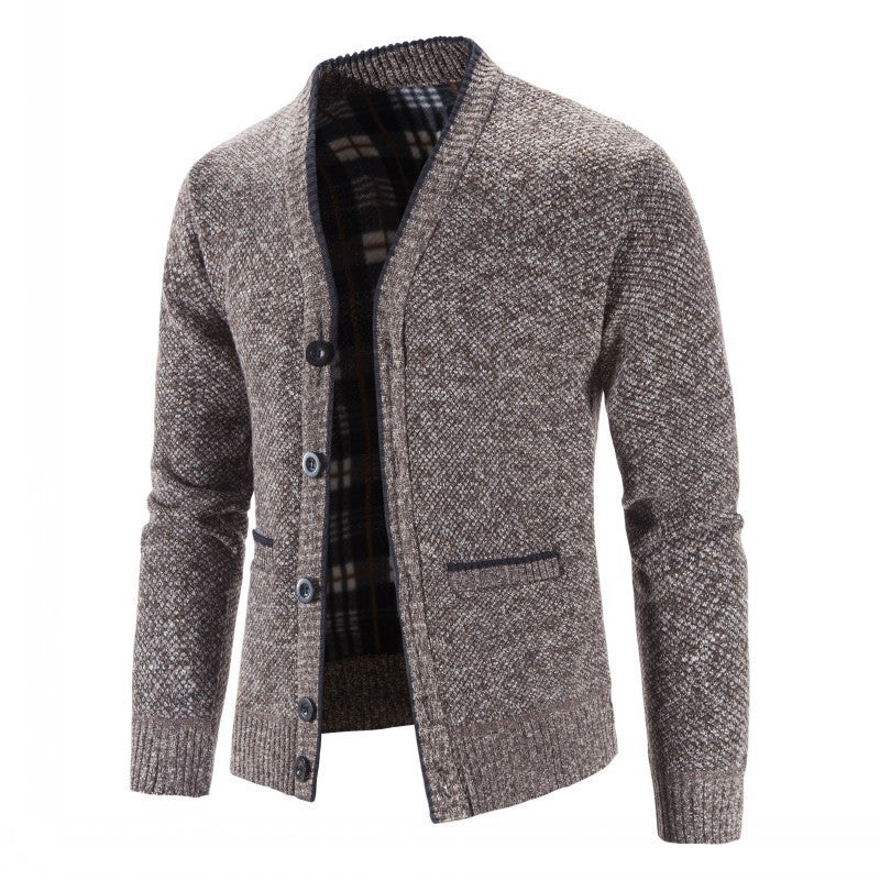 Damen Strickjacke im modernen Herringbone-Muster ModeGeist