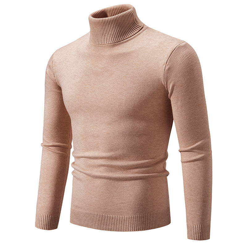 Herren eleganter Rollkragenpullover aus feiner Baumwolle ModeGeist