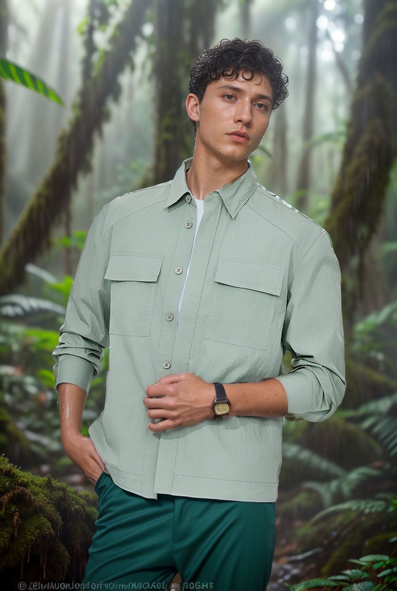 Herren lässige Sommerjacke mit Windschutz ModeGeist