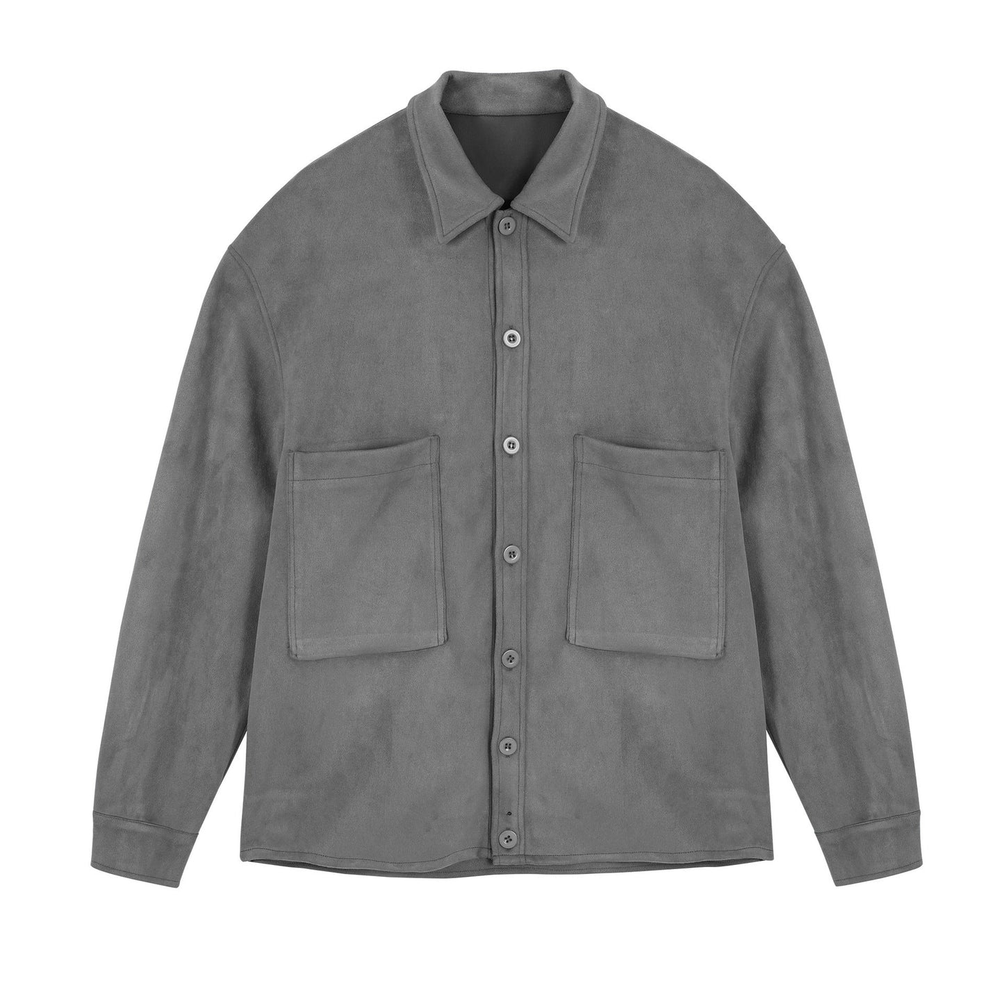 Damen lässige Overlay-Jacke mit praktischen Taschen und modernem Kragen ModeGeist