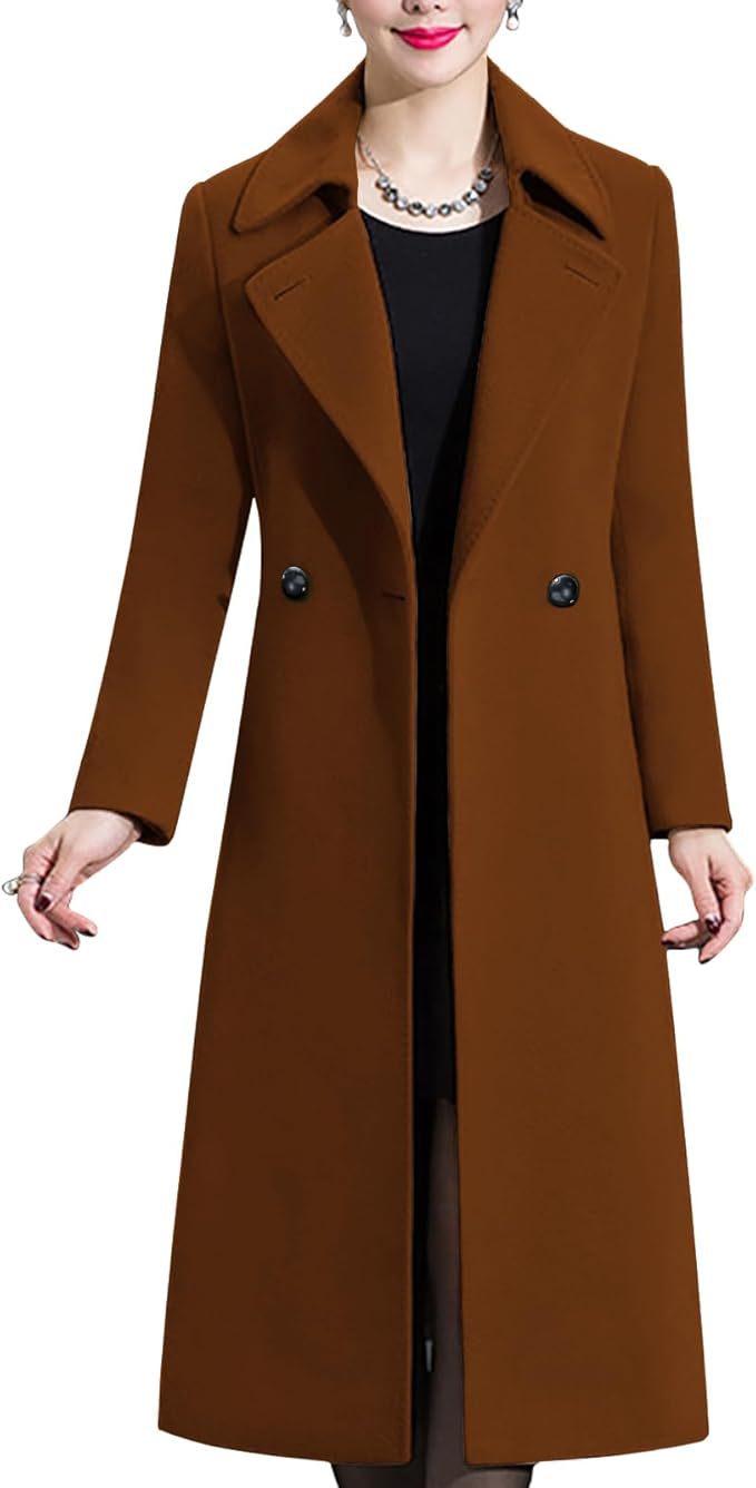 Damen Eleganter langer Mantel ModeGeist
