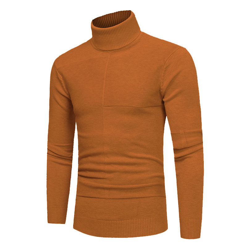 Herren Hochwertiger Rollkragenpullover aus weichem Strick ModeGeist