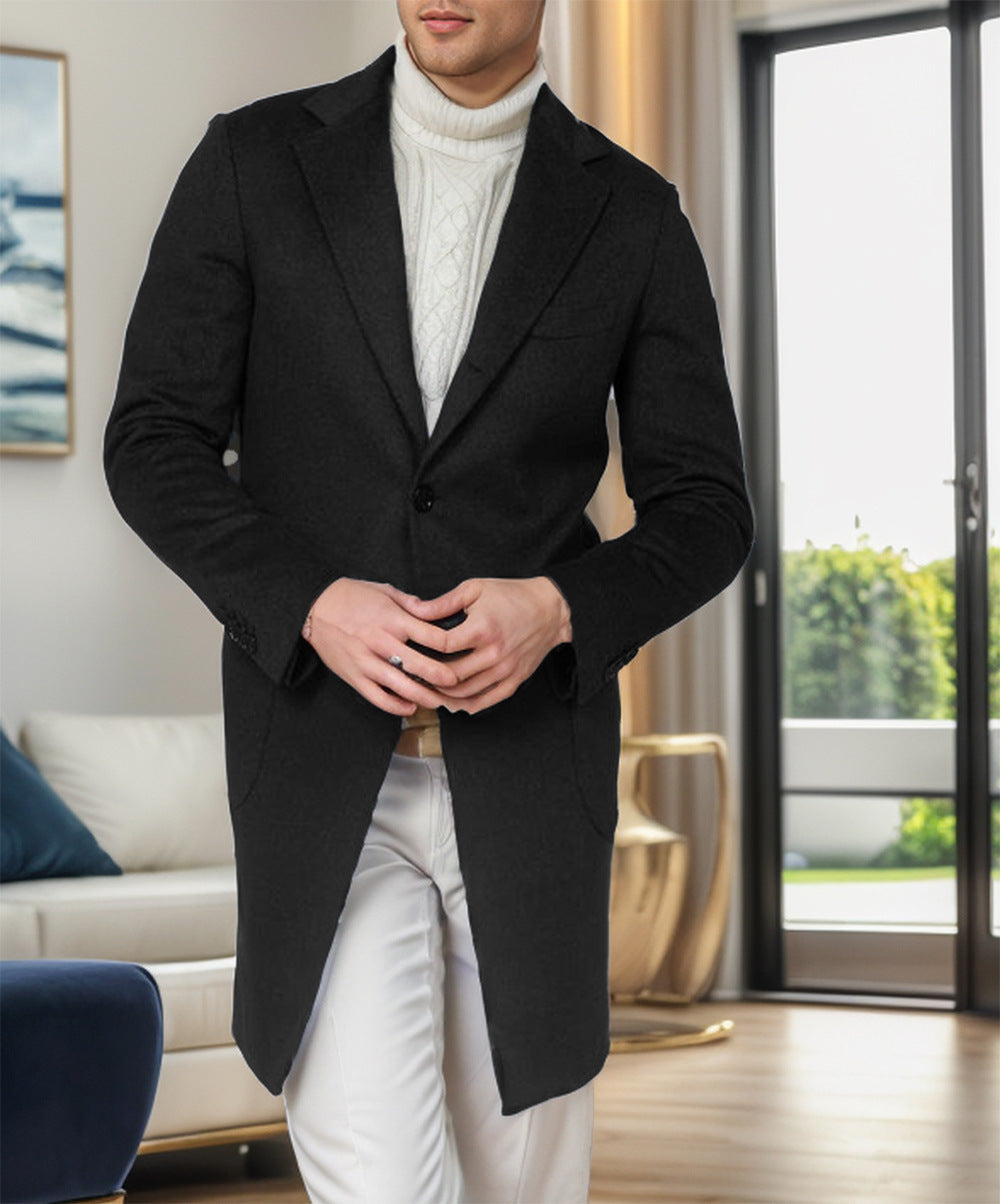 Herren eleganter Baumwolltrenchcoat mit edlen Taschen und modernem Schnitt ModeGeist